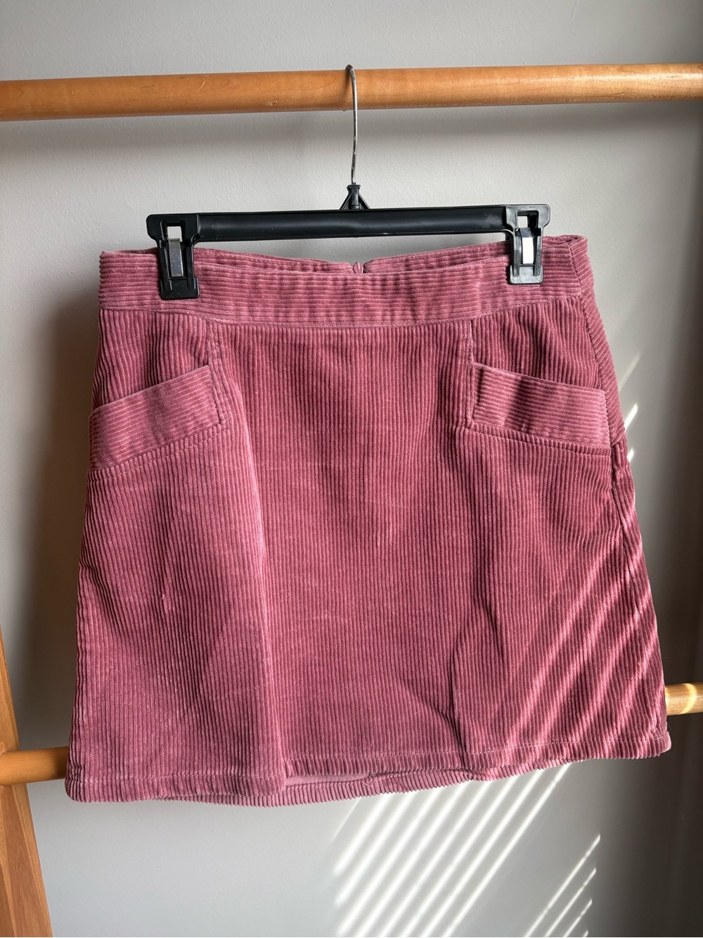 a.n.a Rose Corduroy Mini Skirt with Front Pockets